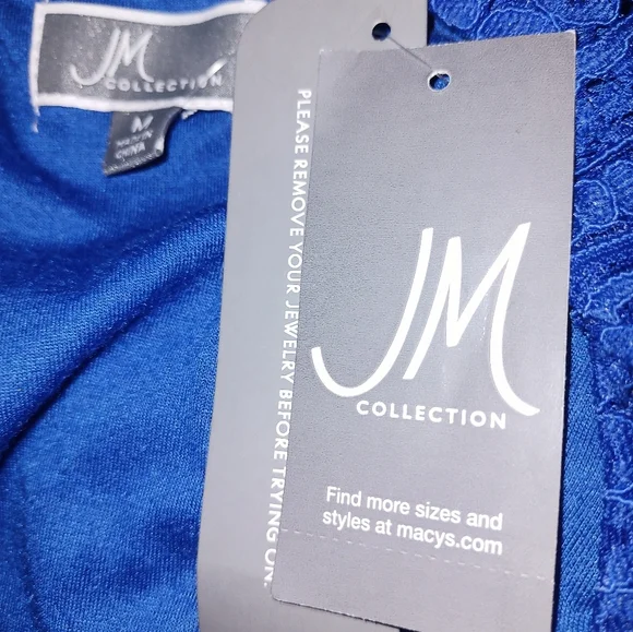 Crochet style lined tunic NWT - Picture 4 of 6